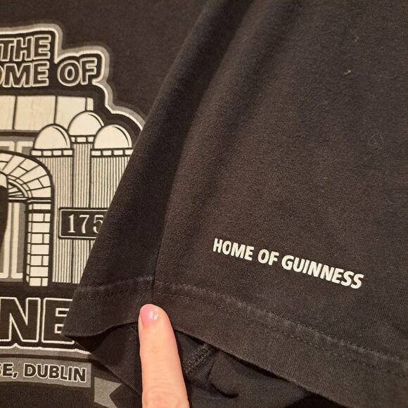 Guinness Beer "The Home of Guinness" black t-shirt unisex size XL Dublin Ireland - Picture 4 of 7